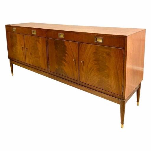 Mid Century Greaves & Thomas Flame Mahogany Sideboard - sold