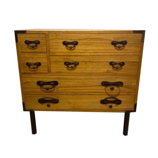 Pair of contemporary Elm Chest Of Drawers - SOLD