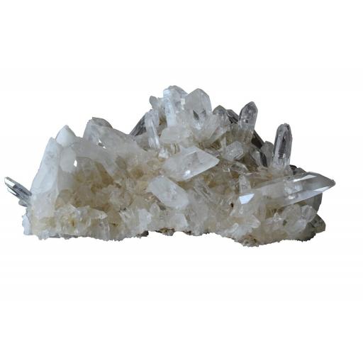 Rare Extra Large Natural Rock Crystal Quartz Cluster - SOLD