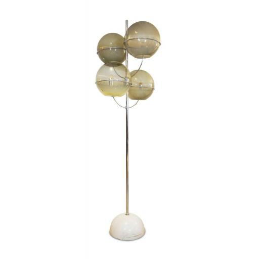 Mid Century Vico Magistretti Knoll International 'Colleoni' floor lamp 1970s - SOLD