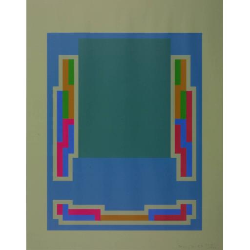 1972 Orignal Screenprint "Night Suite A" by Robyn Denny