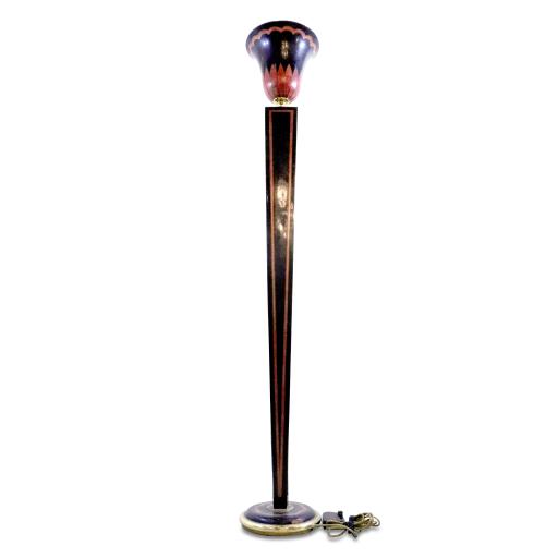 Art Deco Style Tall Floor Standing Lamp, 1970s