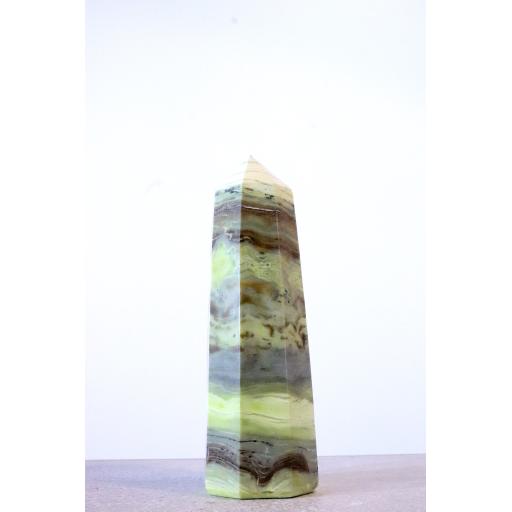 Yellow Quartz Crystal Tower