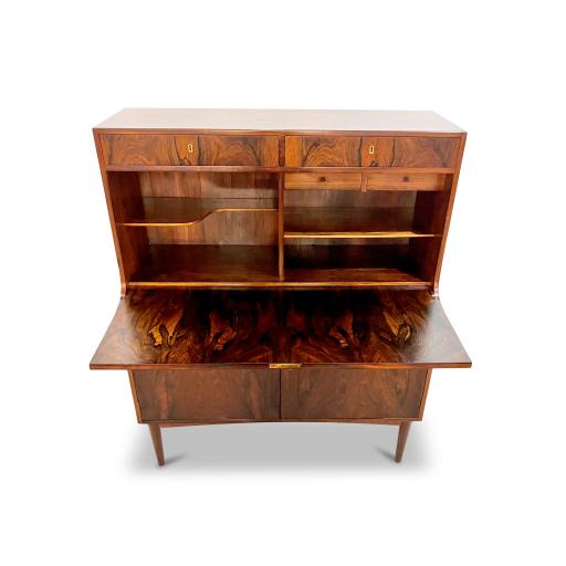 Rosewood Bureau Desk, Danish 1960s-SOLD