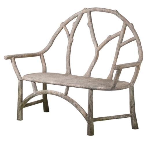 Romantic Magical Forest Iron Bench