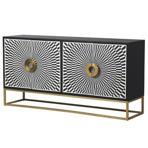 Radient Bone Inlay Credenza