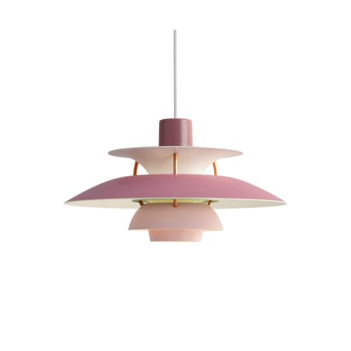 Louis Poulsen PH 5 Mini Hues Of Rose Pendant  Ceiling Light