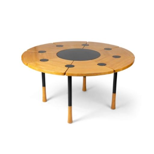 Rare Danish 1960's Richard Nissen 'Yin & Yang' Dining Table