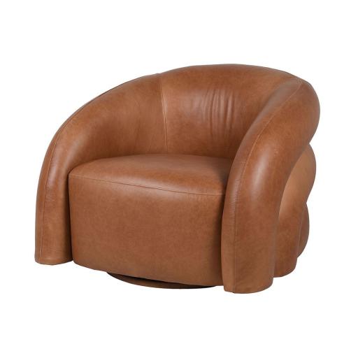 Dark Tan Autobaum Lounge Chair