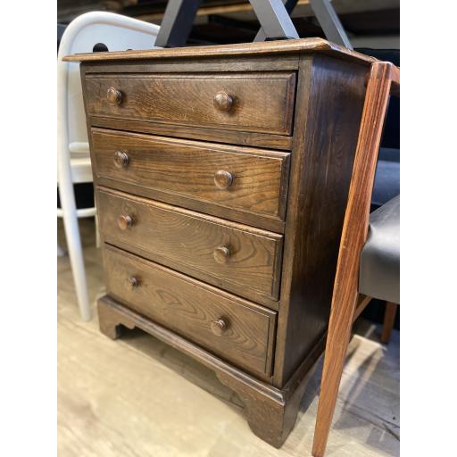 Vintage Oak Chest Of Drawers