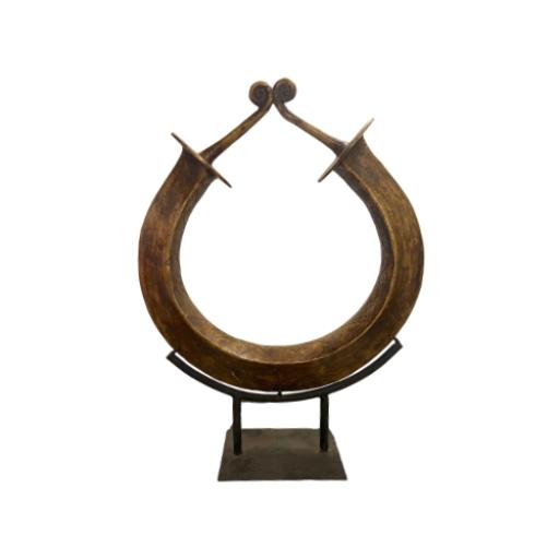 African Antique Currency On Stand