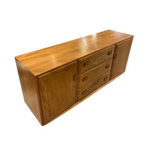 1950's Ercol Elm Wood Windsor Model 455 Sideboard