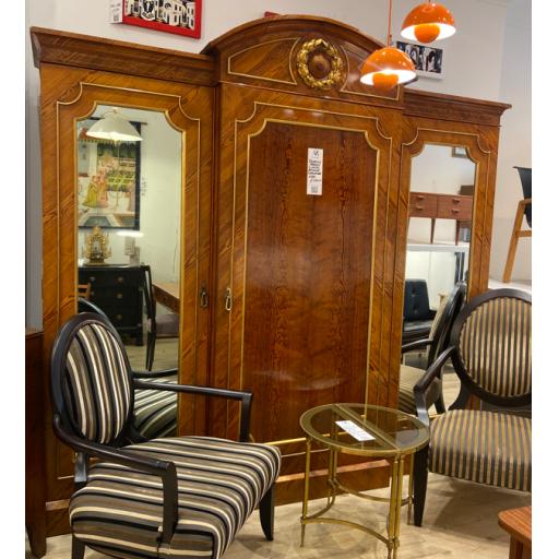 Regency Period French Three Door Antique Wardrobe